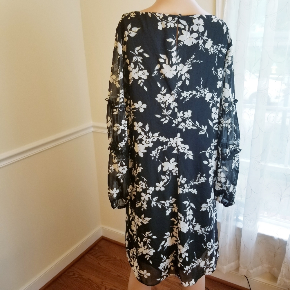 Jessica HowardFloral Chiffon Ruffle Dress 8 - Picture 4 of 11